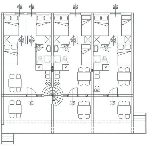 Apartments Delfin Posedarje Dış mekan fotoğraf